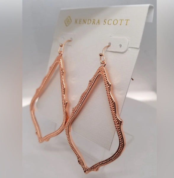 Kendra Scott Sophie Rose Gold Metal Drop Earrings