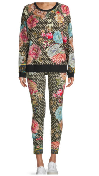 Johnny Was Fagan Floral Leggings X Large