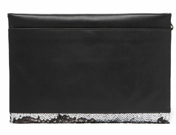 Rebecca Minkoff Sequin and Leather Clutch Bag