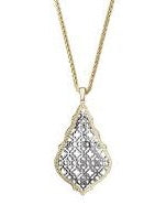 Kendra Scott Aiden Gold And Silver Filigree Long Necklace