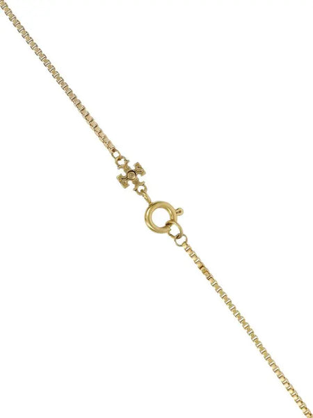 Tory Burch Kira 18K Gold-Plate & Enamel Colors Long Necklace