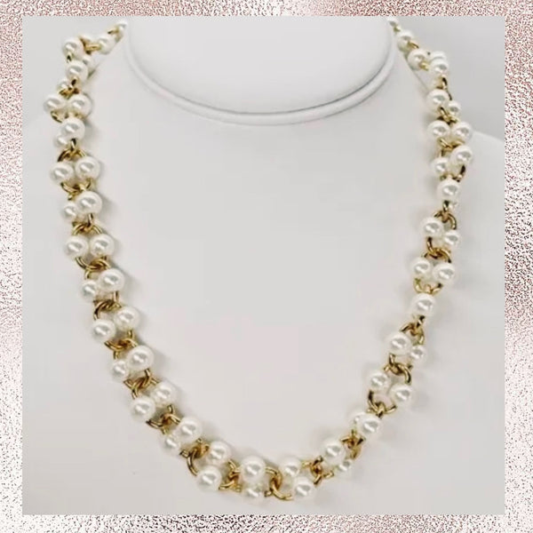 Kate Spade New York White Multi Nouveau Pearls Necklace