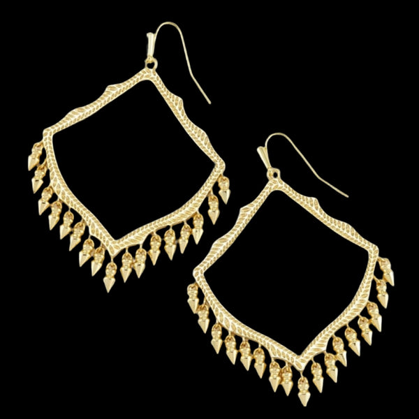 Kendra Scott The Lacy Drop Earrings in Gold Plated