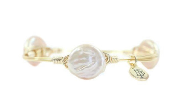 Bourbon And Boweties Bangle Bracelet The Zara Blush Standard & Large Size