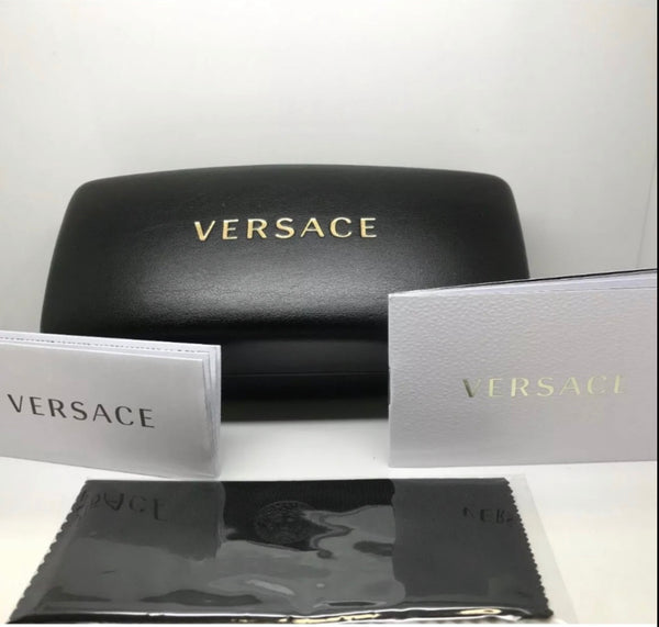 Versace Unisex Medusa Head Aviator Sunglasses White-Gray-Gold